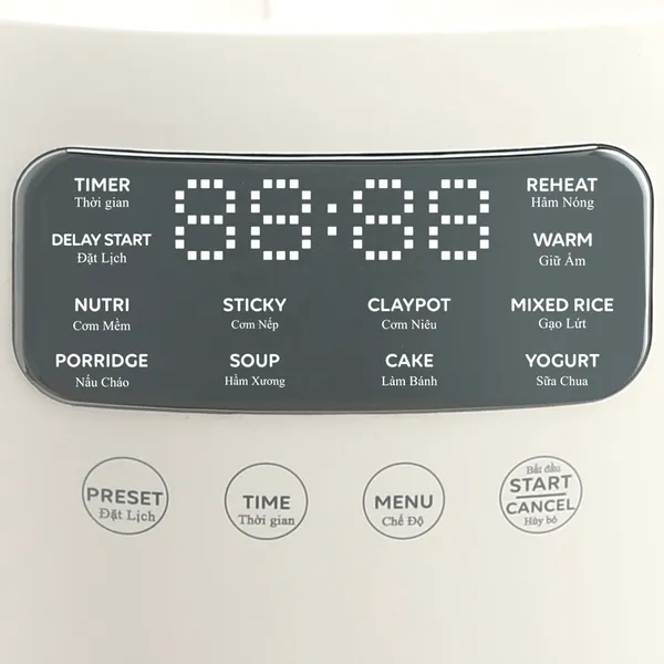 Nồi Cơm Điện Tử 3D Lòng Nồi Inox Paveden Retro PR-3D18BE 1.8 Lít
