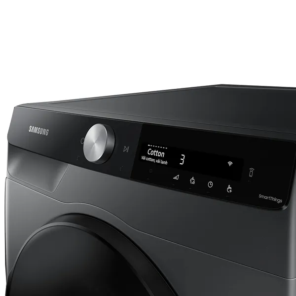 Máy Sấy Bơm Nhiệt Samsung AI Inverter 9 Kg DV90T7240BB/SV
