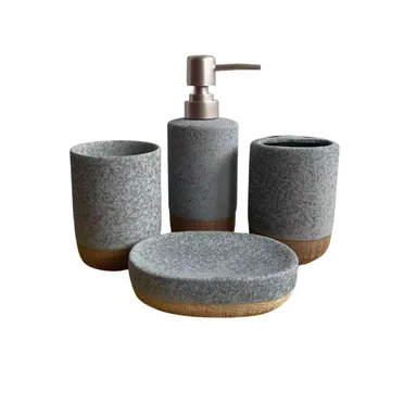 Bộ Phòng Tắm (4 món) ECOBS20253 Xám 0