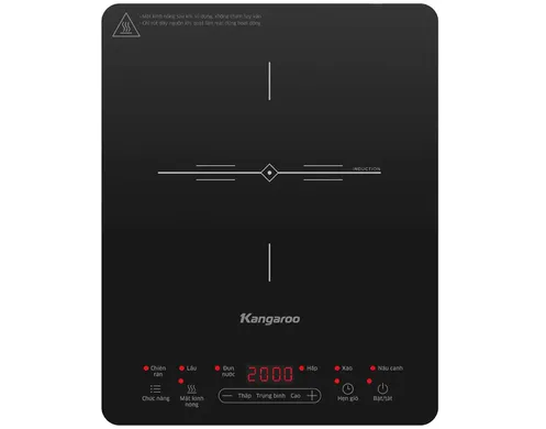 Bếp Điện Từ Đơn Kangaroo KGIC20S2 2000W (Tặng Kèm Nồi)