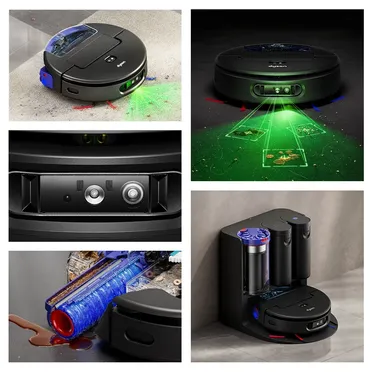 Robot Hút Bụi Lau Nhà Dyson Spot+Scrub™ Ai RB05-A 9