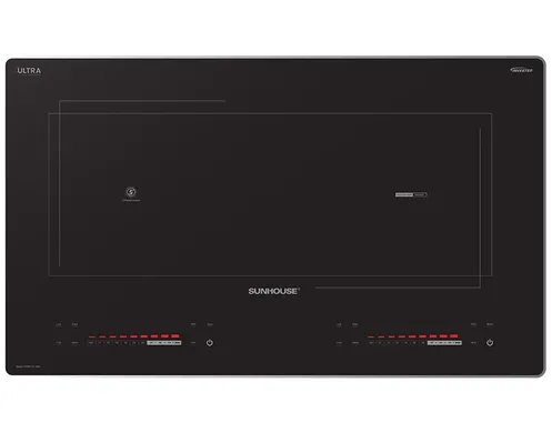 Bếp Đôi Điện Từ Hồng Ngoại Sunhouse SHB82191-VMC 4400W