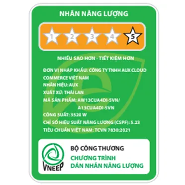 Máy Lạnh AUX Inverter 1.5 Hp AW13CUA4DI-5VN 6