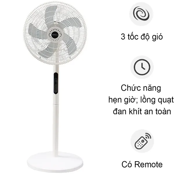 Quạt Đứng Có Remote Điều Khiển Perfect PF-QD310