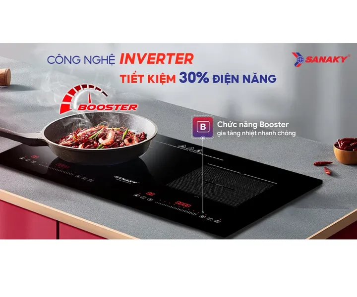 Bếp Điện Từ Đôi Sanaky VH4101HY