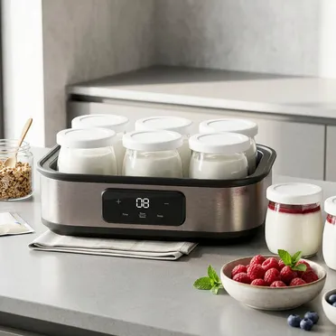 Máy Làm Sữa Chua LocknLock Digital EJY213GRY 1.08L - Màu Xám 4