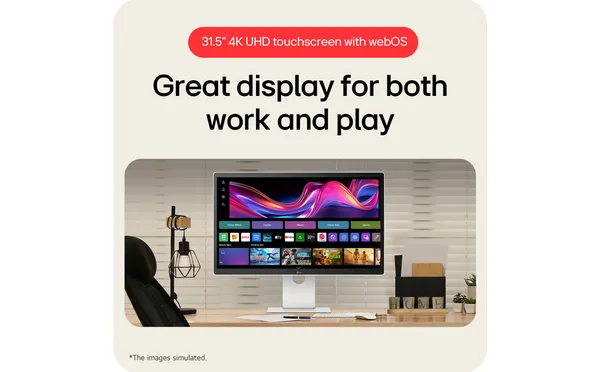 Màn Hình Giải Trí Di Động 32 Inch 32U889SA-W LG Smart Monitor Swing 11