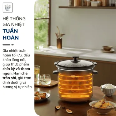 Nồi Nấu Chậm Olivo SC30 3 Lít 6