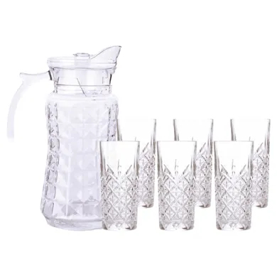 Bộ Bình Ly Thủy Tinh Deli Bright 7 Món