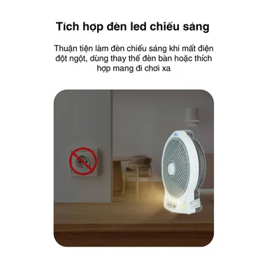 Quạt Sạc 12W AC ARF03D106 5