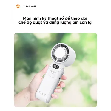 Quạt Cầm Tay Mini Có Sò Lạnh Lumias F3600 6