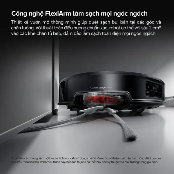 Robot Hút Bụi Roborock Saros 20 Sonic Complete Màu Đen