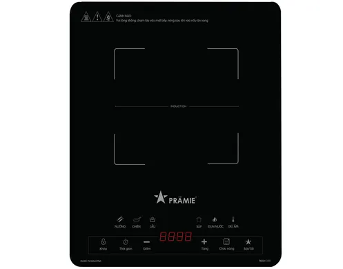 Bếp Điện Từ Đơn Pramie PRMY-1111 - Xuất Xứ Malaysia (Tặng Kèm Nồi)