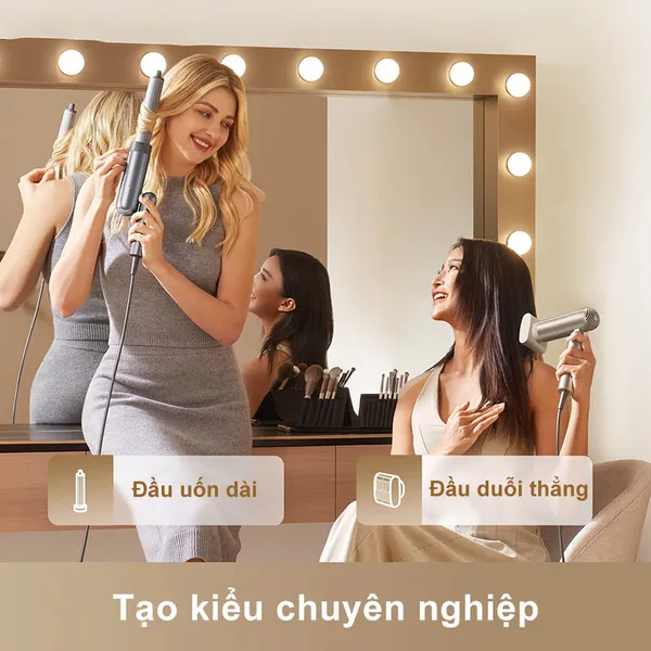 Máy Sấy Tóc Tốc Độ Cao Dreame AHD51 Hair Pocket Màu Xám