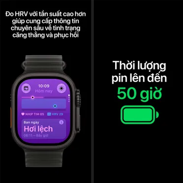 Apple Watch Ultra 4 GPS + Cellular 49mm Viền Titanium Dây Trail 3
