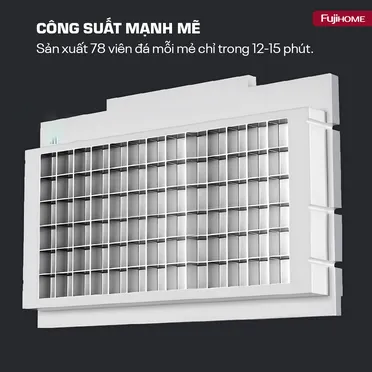 Máy Làm Đá Kèm Lọc Nước UF Fujihome IM70C 2