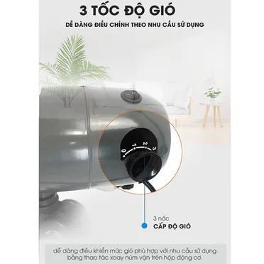 Quạt Sàn Công Nghiệp Sowun SW-825 11