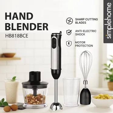 Máy Xay Sinh Tố Cầm Tay Đa Năng Simplehome HB818BCE 4
