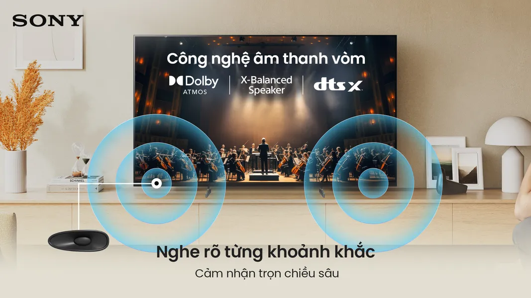 Google TiVi Sony 4K 65 Inch BRAVIA 3 II K-65XR30M2