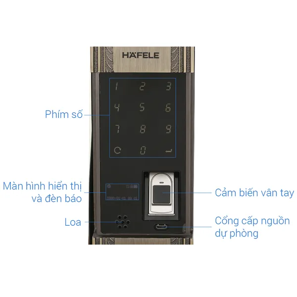 Khóa Điện Tử HAFELE EL10K 912.05.314
