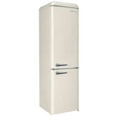 Tủ Lạnh Simplehome 280 Lít BCD-258VX Phong Cách Retro Màu Kem Ngăn Đá Dưới 2