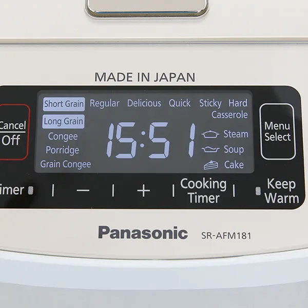 Nồi Cơm Điện Cao Tần Panasonic SR-AFM181WRA	1.8 lít