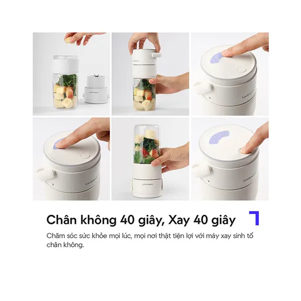 Máy Xay Sinh Tố Cầm Tay LocknLock EJJ346IVY 70W