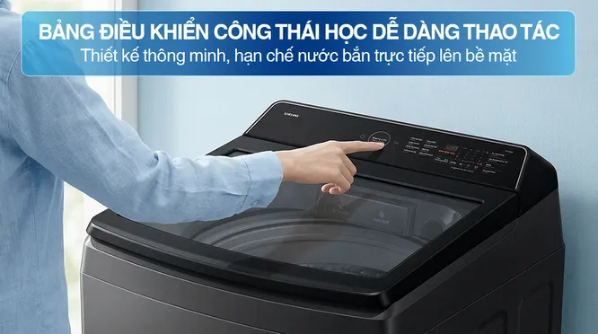 Máy Giặt Samsung Inverter 12.5 Kg WA40F12E4CSV