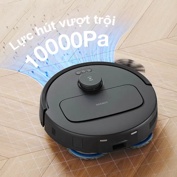 Robot Hút Bụi Lau Nhà Ecovacs Deebot N30 Pro Omni Đen