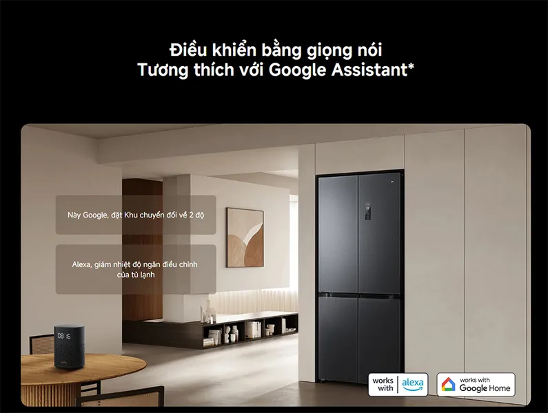 Tủ Lạnh Xiaomi Inverter 510 Lít Mijia Cross Door VN