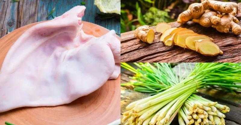 Cách luộc tai heo trắng giòn ngon, đơn giản tại nhà