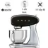 Máy trộn Smeg SMF02BLEU, màu đen 800W