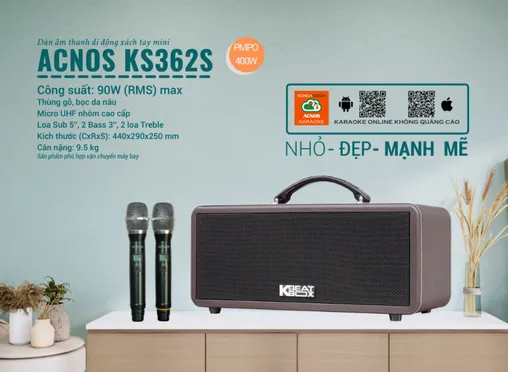 Dàn Âm Thanh Di Động ACNOS KS362S 0