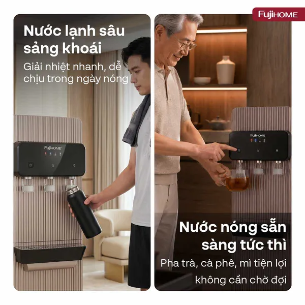 Máy Lọc Nước Có Chức Năng Làm Nóng Lạnh Fujihome WP2109C