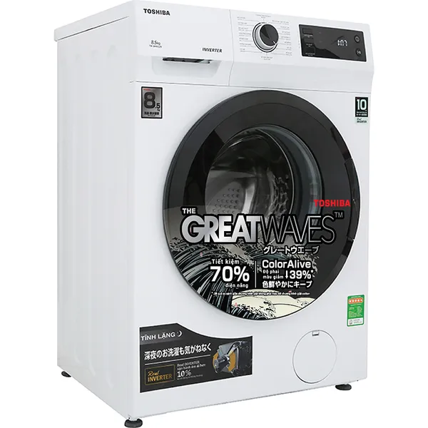 Máy Giặt Toshiba Inverter 8.5 Kg TW-BK95S2V (WK)