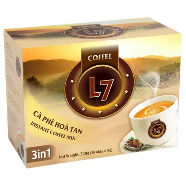 Cà Phê Hòa Tan L7 3in1 - Loại Hộp 340g