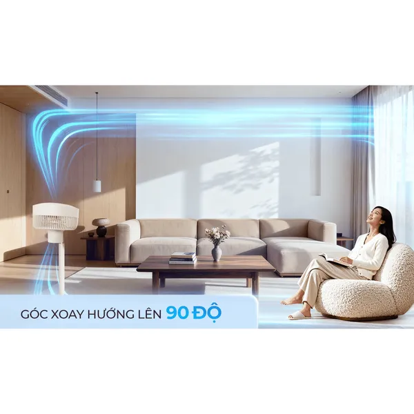 Quạt Tuần Hoàn Có Remote Sharp PJ-CD114V-C 36W