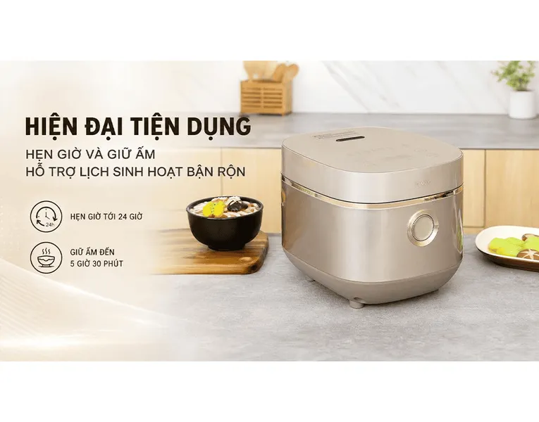 Nồi Cơm Điện Tử Joyoung JNRC-502 Dung Tích 1.8 Lít