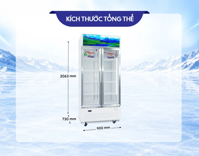 Tủ Mát Sanaky 700 Lít VH-8009HP