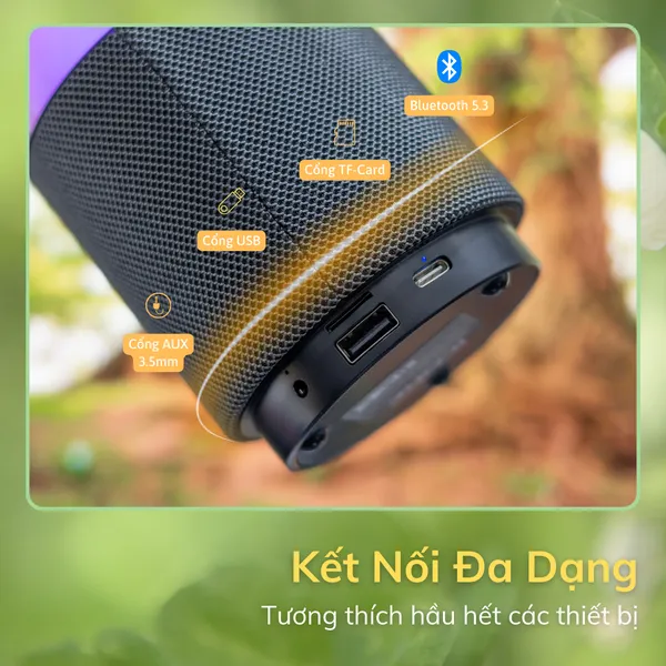 Bộ Loa Karaoke mini Bluetooth iCore ISM03 kèm 1 Micro