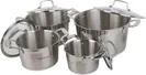 Bộ nồi inox 5 đáy Sunhouse SH783 16-20-24-28 cm