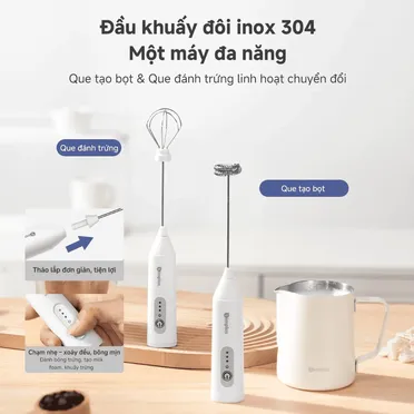 Máy Đánh Trứng Tạo Bọt Sữa Simplus NPQH001WH00 3