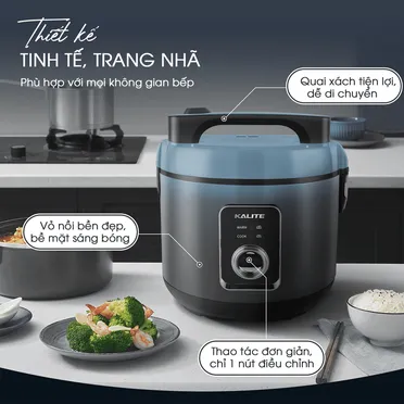 Nồi Cơm Nắp Gài Kalite KRC6018 1.8 Lít 2