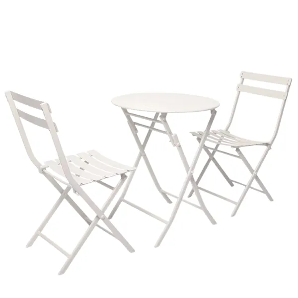 Bộ Bàn Xếp Garden ECOMTC Trắng
