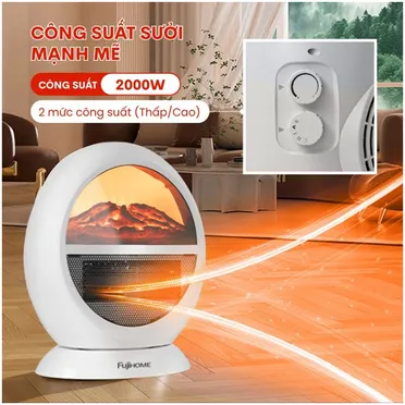 Quạt Sưởi Để Bàn Fujihome FH09 1