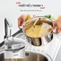 Bộ 5 Nồi Inox Cao Cấp Tefal Duetto Plus, Gồm Quánh 16cm/Nồi 18cm/Nồi 20/Nồi 22cm/Nồi 24cm