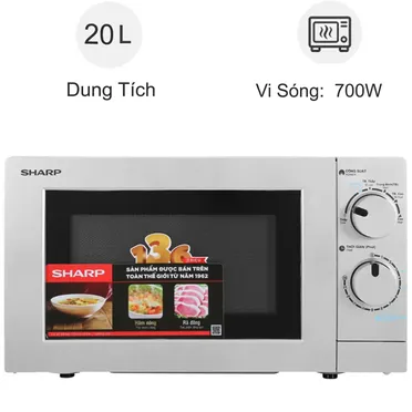 Lò vi sóng Sharp R-207VN-SL 20 lít