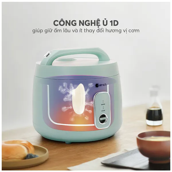 Nồi Cơm Điện Elmich RCE-9127 1.8 Lít