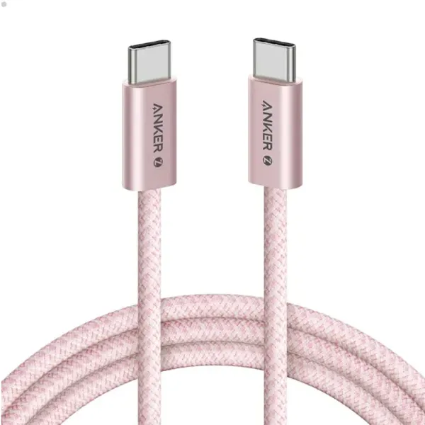 Cáp Sạc Anker Zolo C-C 1m Nylon Hồng (Pink) B2B_A8060
