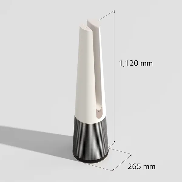 Máy Lọc Không Khí LG PuriCare Aero Tower Hit FS15GPBK0 Màu Be